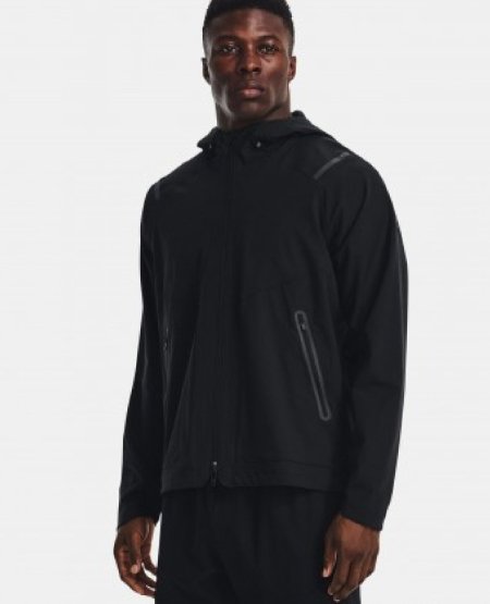 جاكيت أندر آرمرانستوببال ضد الماء للرجال لون أسود- Under Armour Men's Unstoppable Jacket